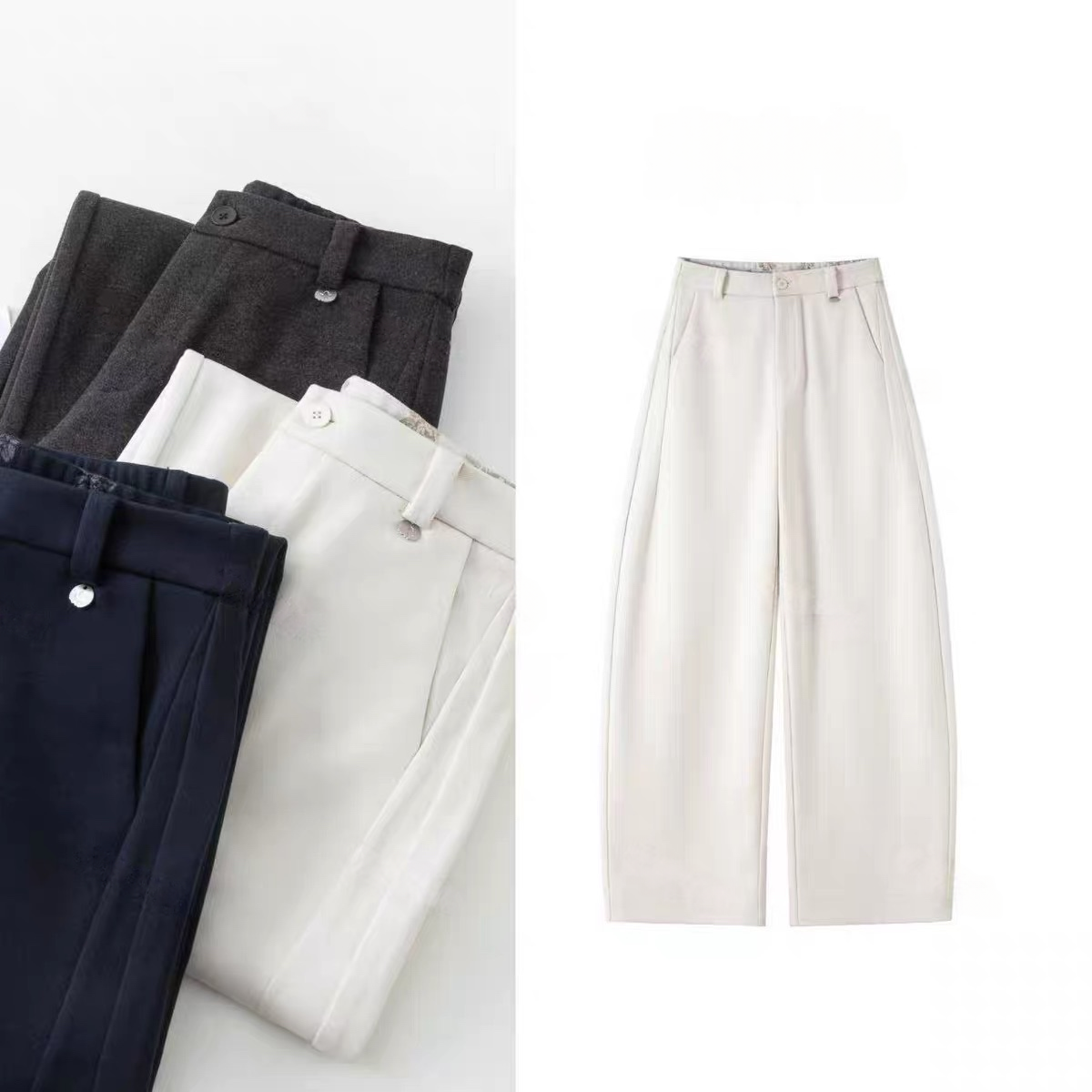 〈纪朵研〉1654秋冬款时尚休闲显瘦休闲裤