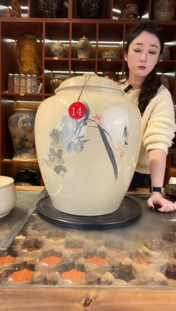 【闪购商品】缸云南建水紫陶大号白泥缸@14