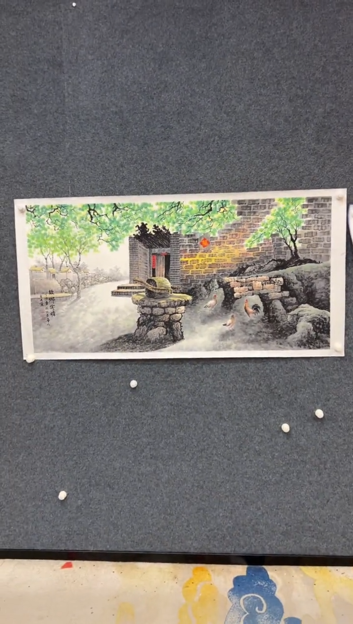 【闪购商品】国画1.16-王夫怀文联4尺山水-016