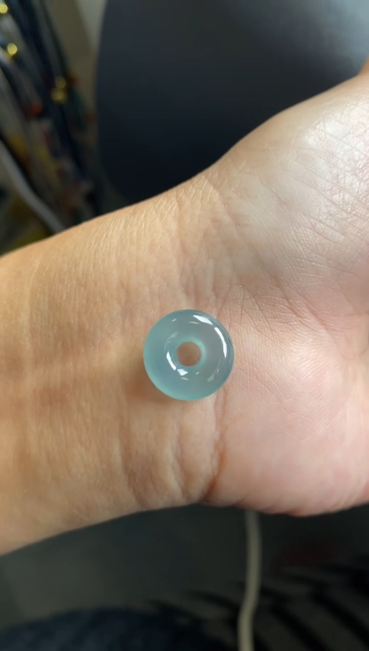 散珠翡翠冰种甜甜圈