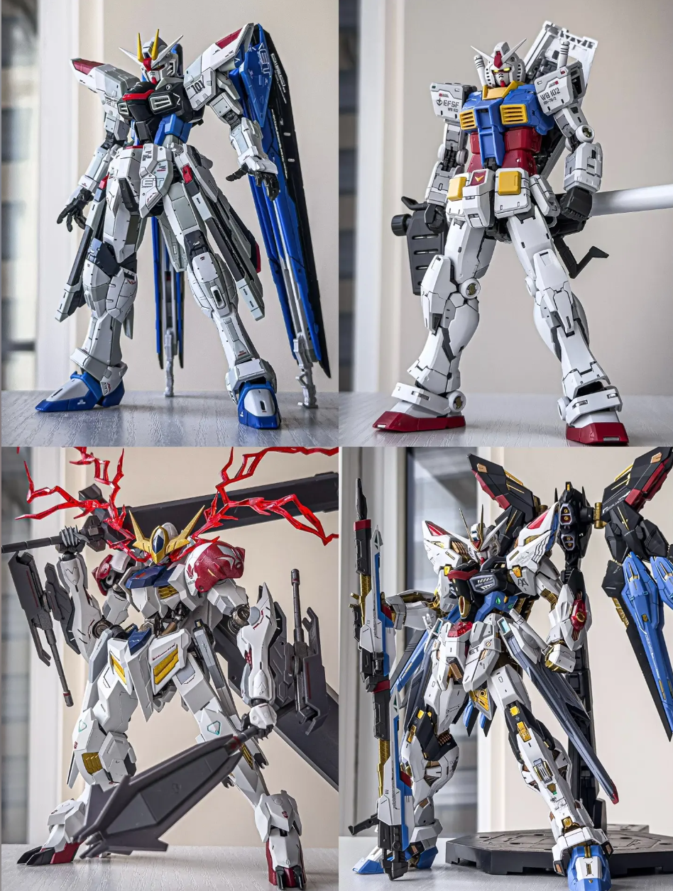 【萌立潮玩】高达模型明盒周边 附高达手办 第一端