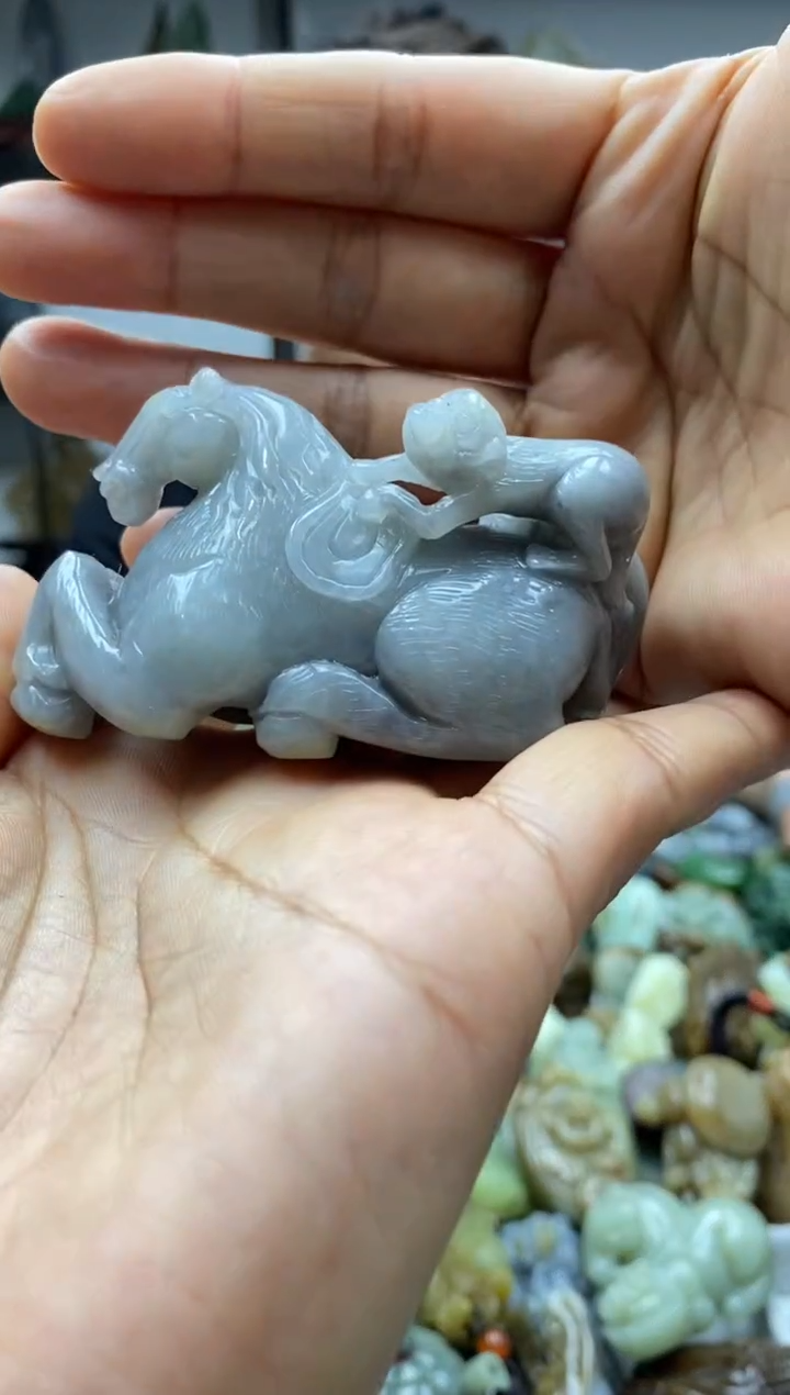 和田玉未镶嵌把件1