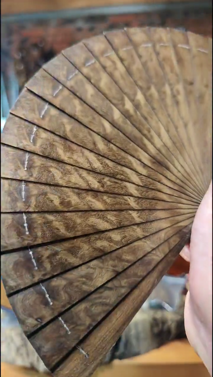 金丝楠嘻***语    绿扇子