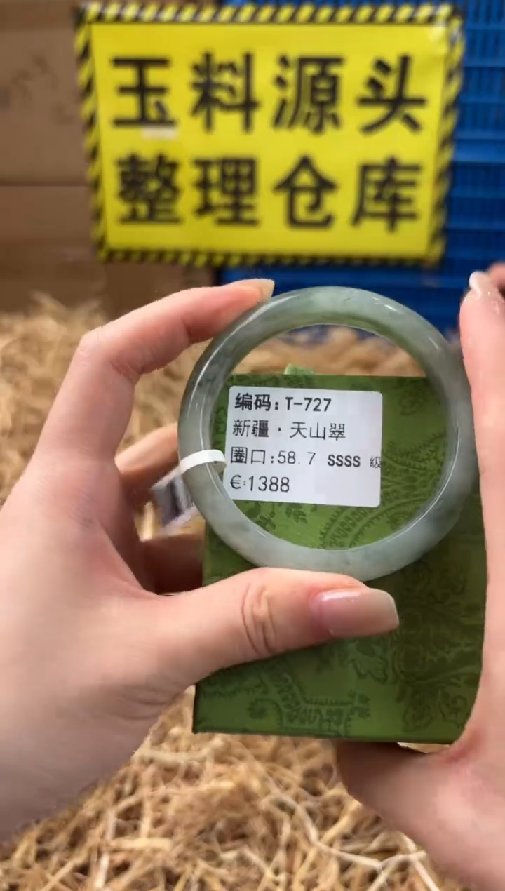 未镶嵌手镯石英质玉T-727