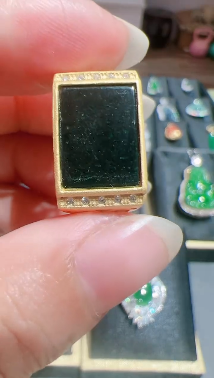 【闪购商品】翡翠戒指合金202521824