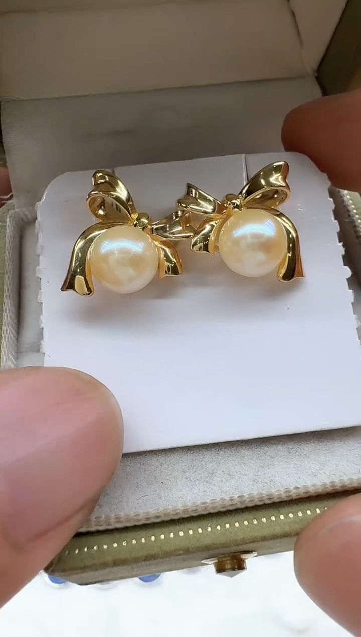 【闪购商品】海水珍珠耳饰银S925镶嵌清货