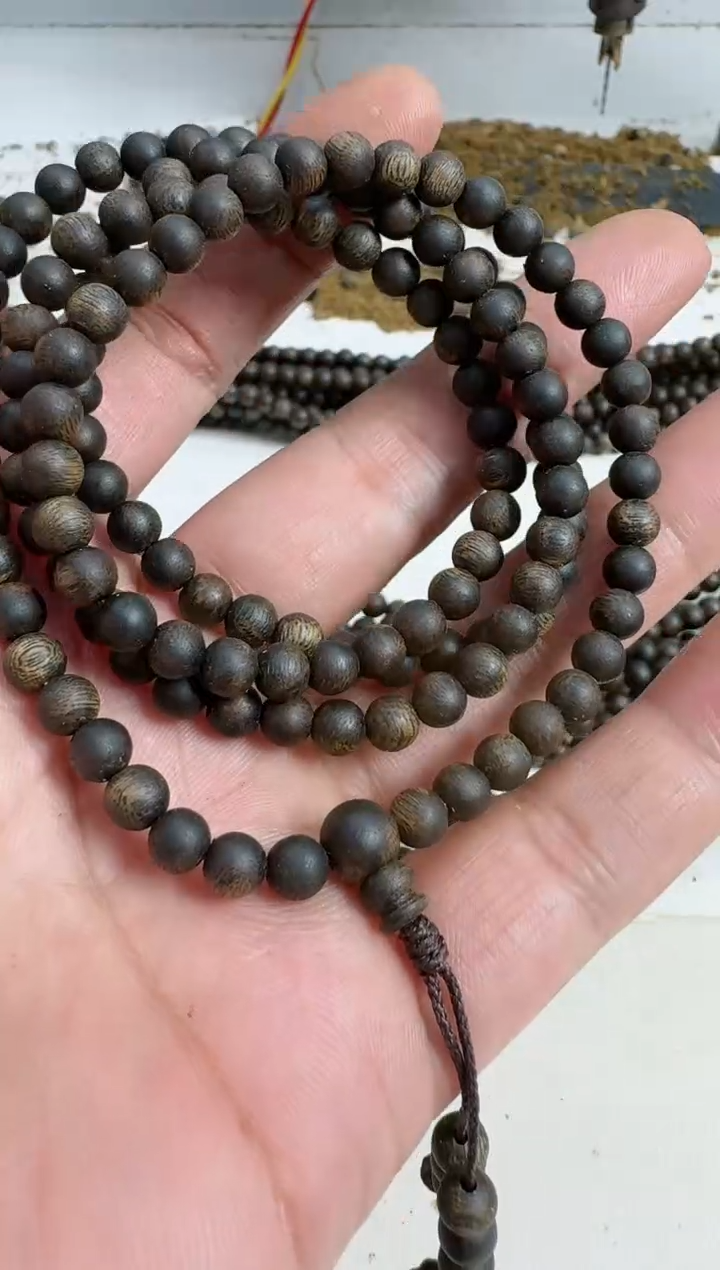 【闪购商品】沉香手串乌身0.5规格多圈13克沉水