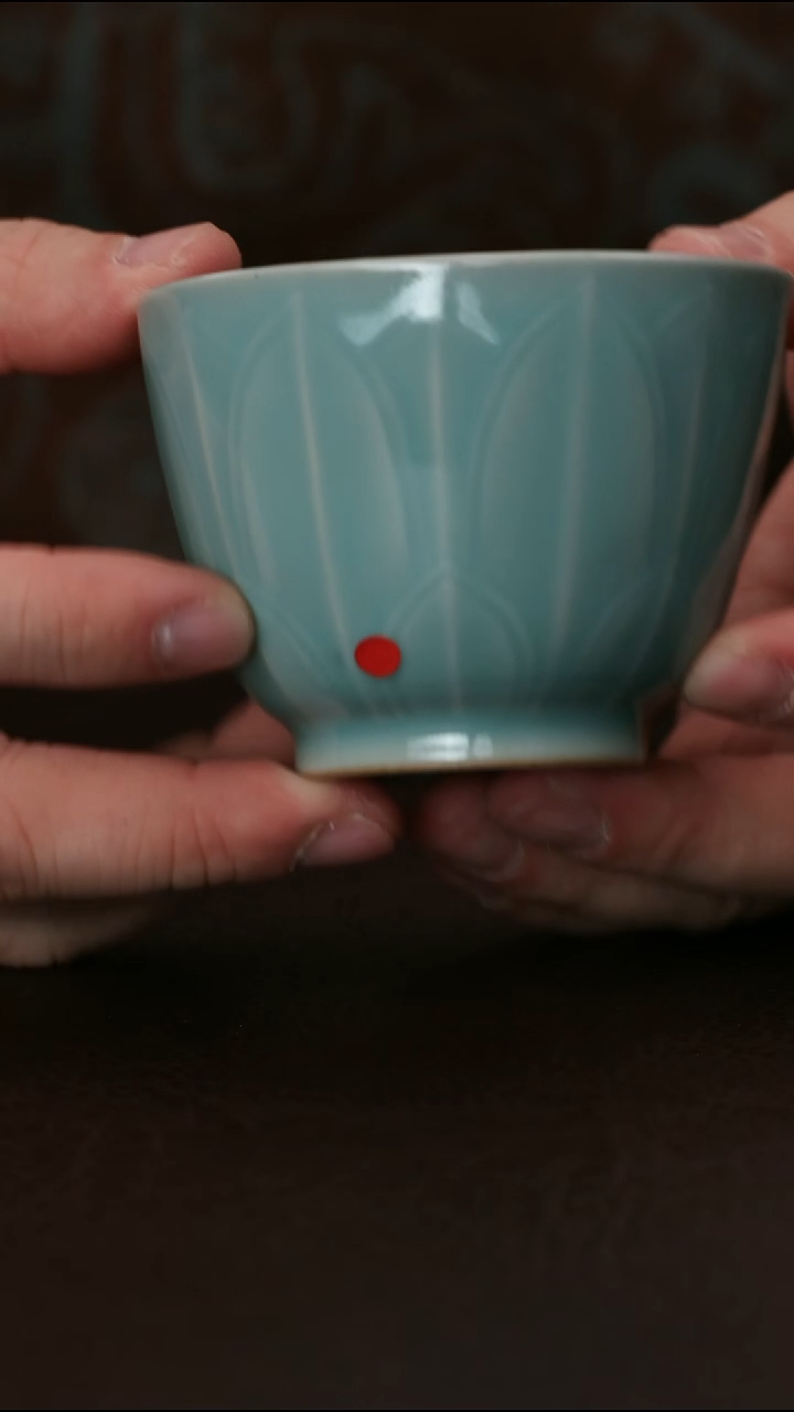 其他侯全力微瑕天青莲瓣杯17