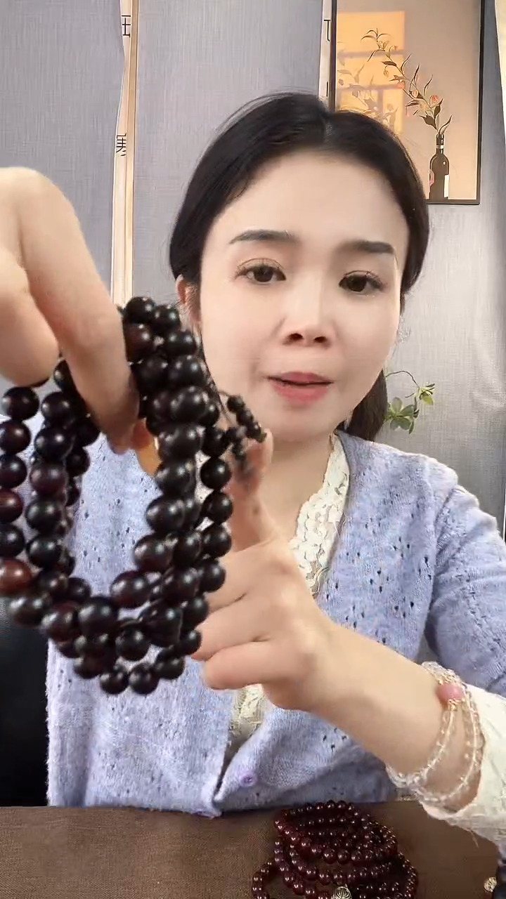 【闪购商品】白玉菩提吊坠紫紫1.0 108颗