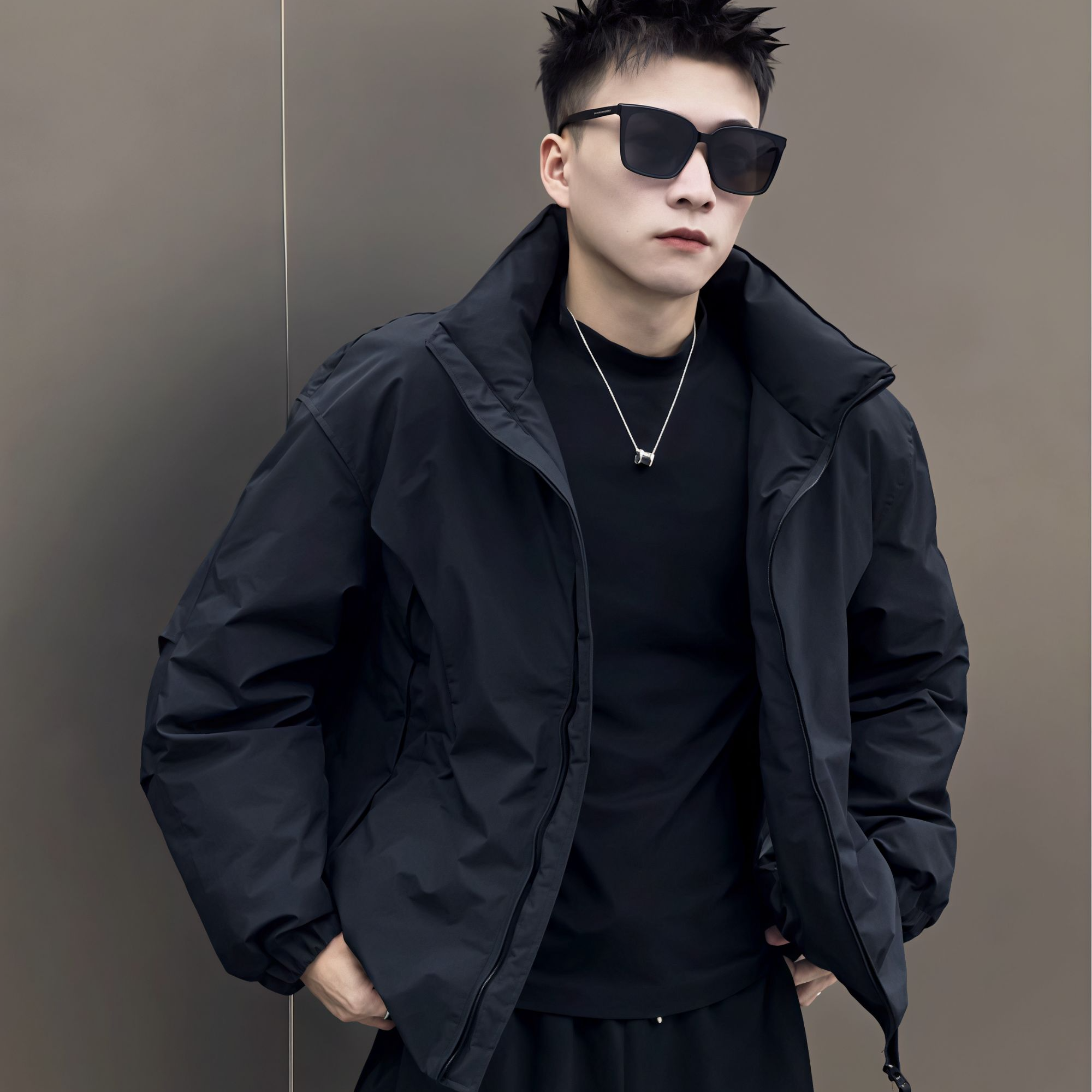 美式冬装防寒保暖棉衣爆款痞帅加厚棉服设计感高端宽松棉袄男外套