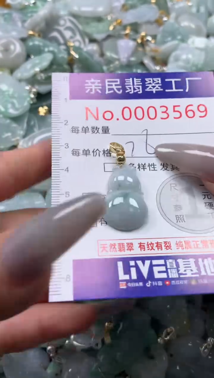 颈饰未镶嵌翡翠3569