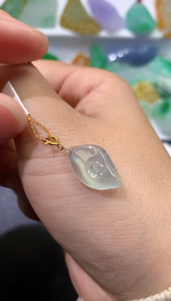 颈饰未镶嵌翡翠875