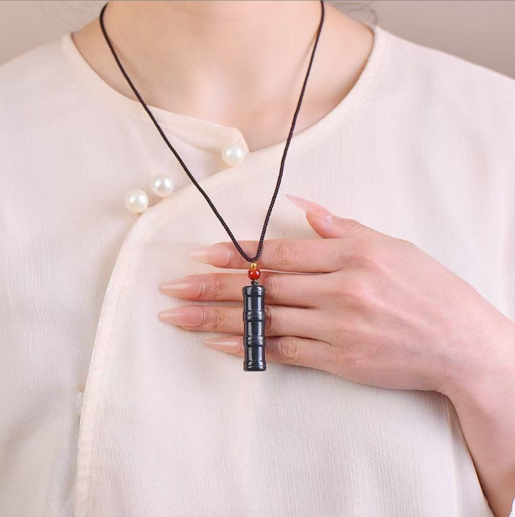 【田总福利】和田玉未镶嵌多样性发一个和田玉-玉竹节 302