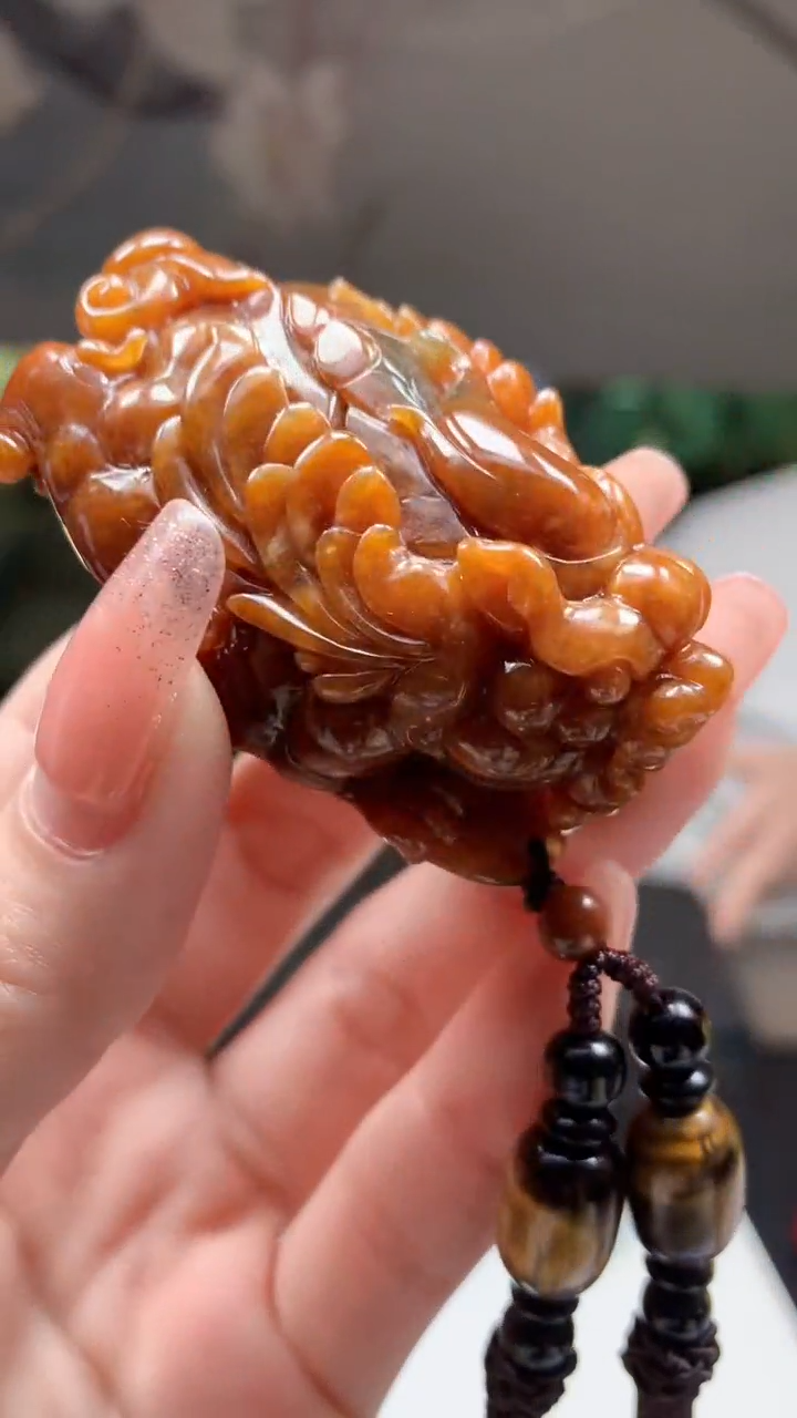 【闪购商品】定制翡翠未镶嵌1044ry-毛货挂件15