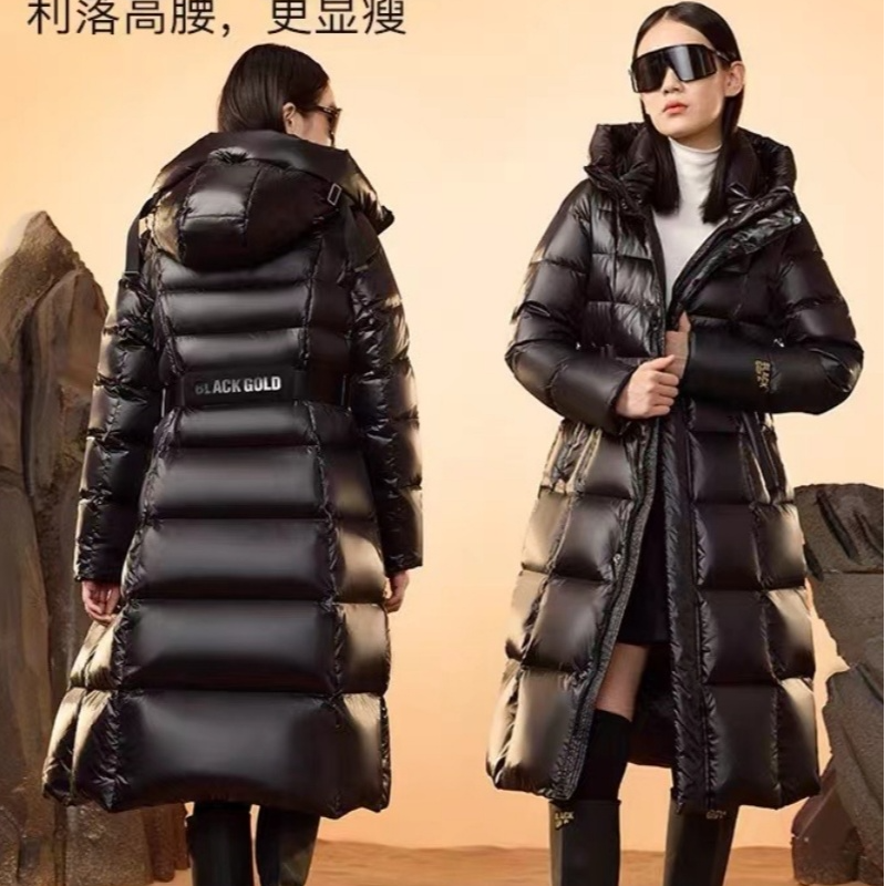 VANCICHOO2025女王高定长款收腰显瘦鹅绒服