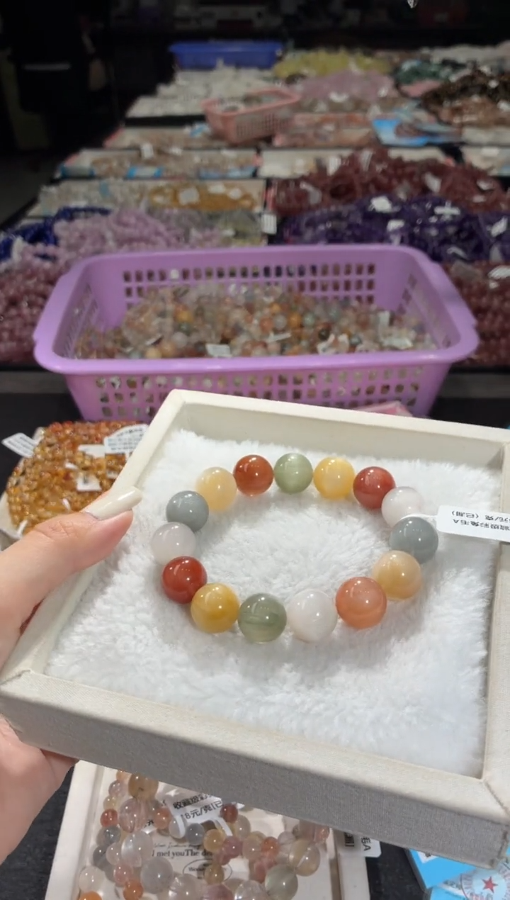 未镶嵌手链水晶153号 多样性发一L  14+