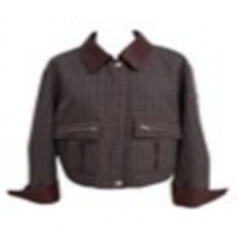 树莓紫維希格纹外套Z173剪标出货61253108131Z173