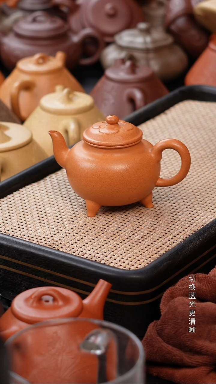 茶壶紫砂大彬如意 黄金段