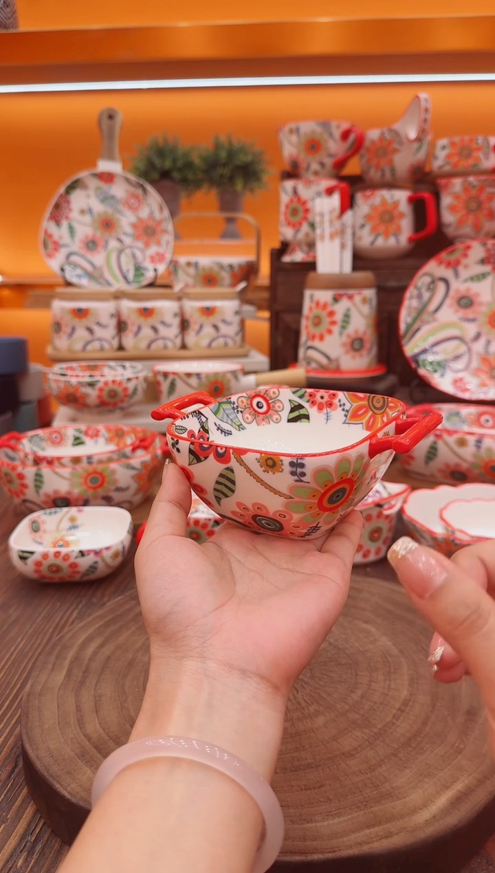 碗景德镇陶瓷餐具碗碟盘子