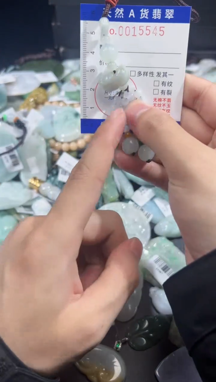 【闪购商品】翡翠颈饰未镶嵌天然翡翠15545