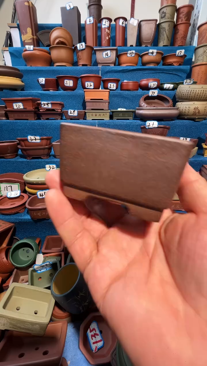 【闪购商品】紫砂紫砂花盆7.5*4