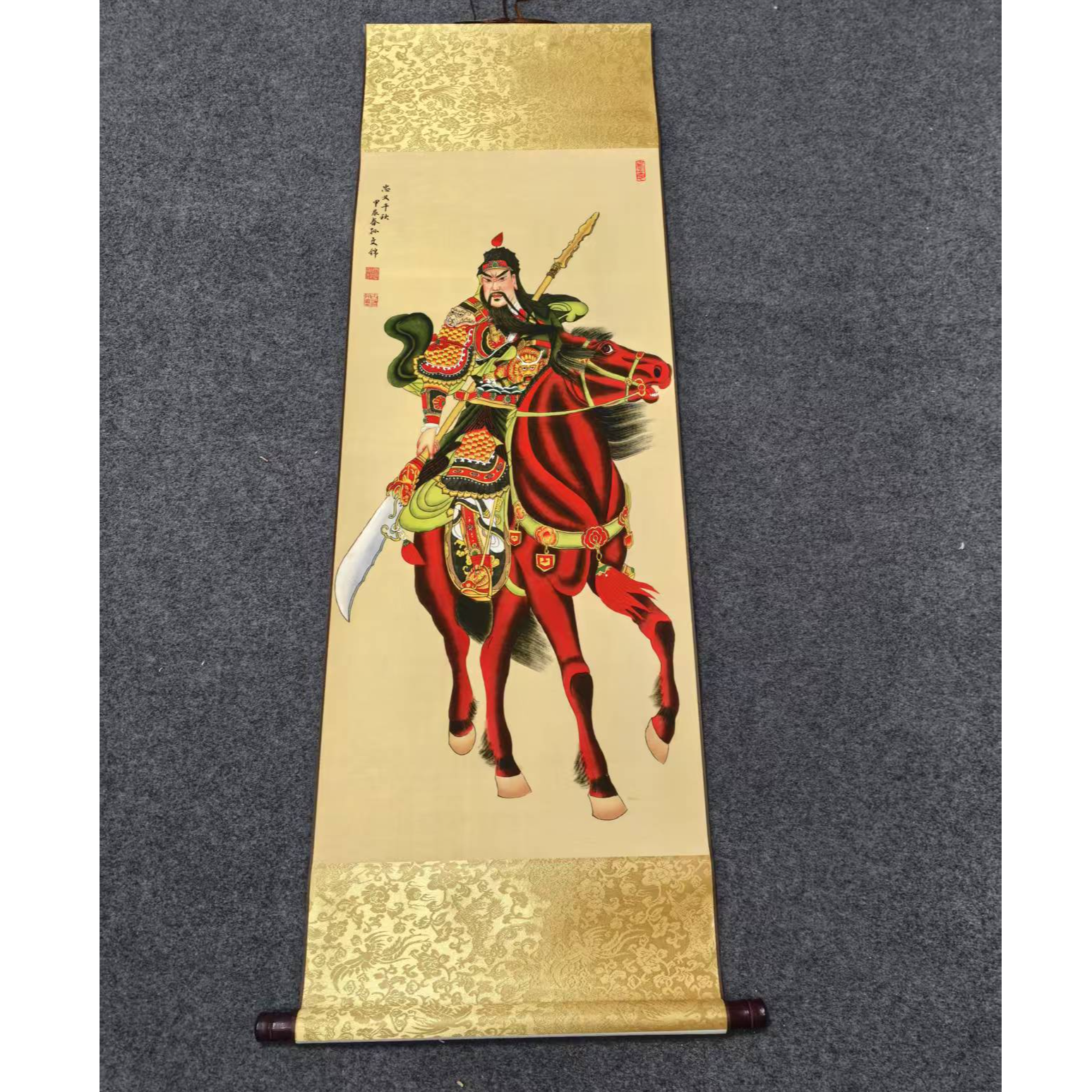 012卷轴140*52关公