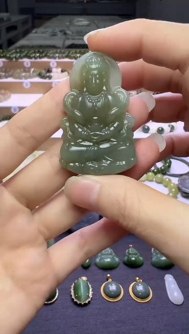 颈饰未镶嵌和田玉37号链接