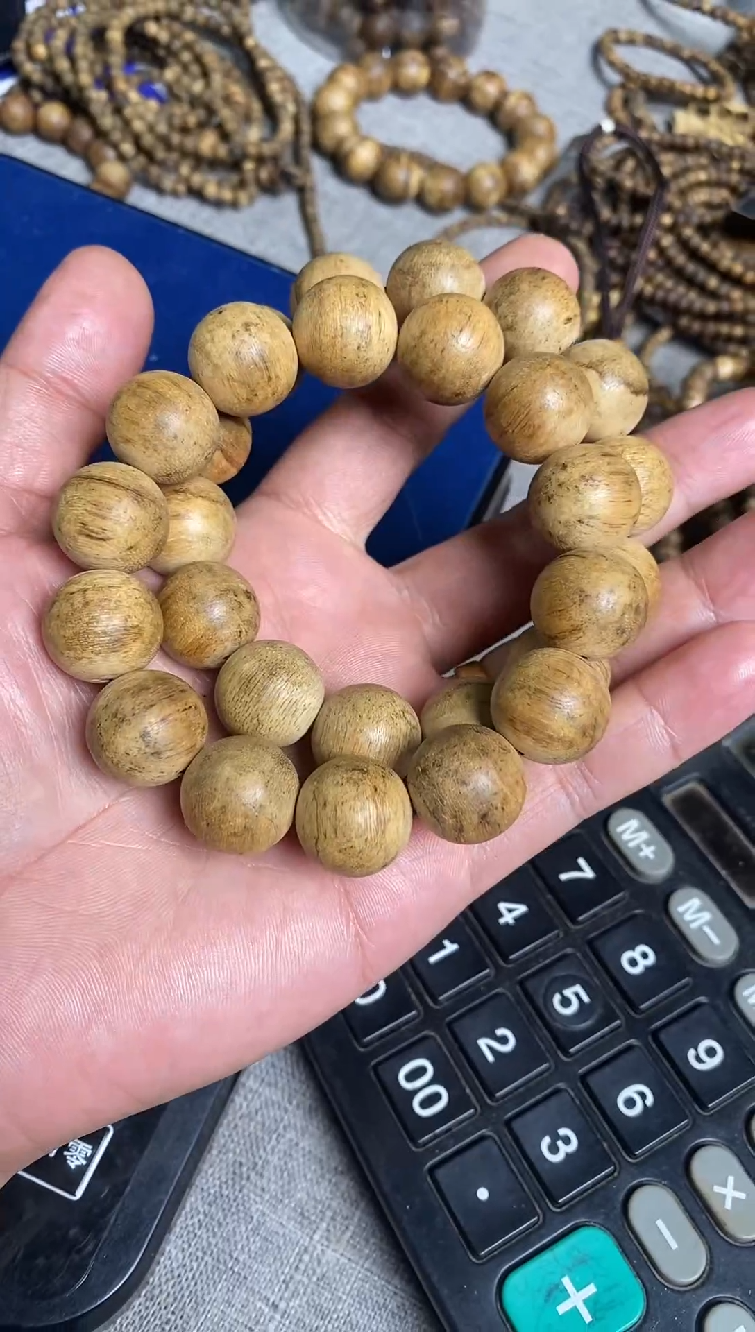 沉香手串加里曼丹1.7圆珠单圈手串多样性发一