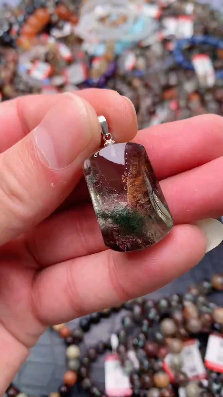 【闪购商品】水晶吊坠(赠链)银S925镶嵌53