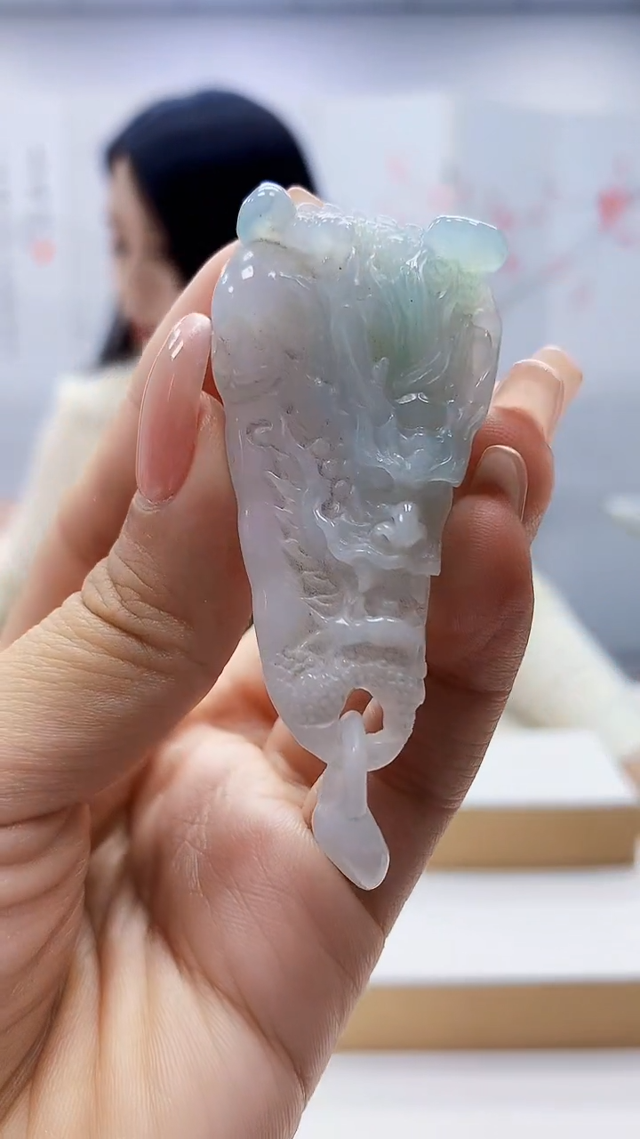 未镶嵌定制翡翠3495ty-毛货挂件97