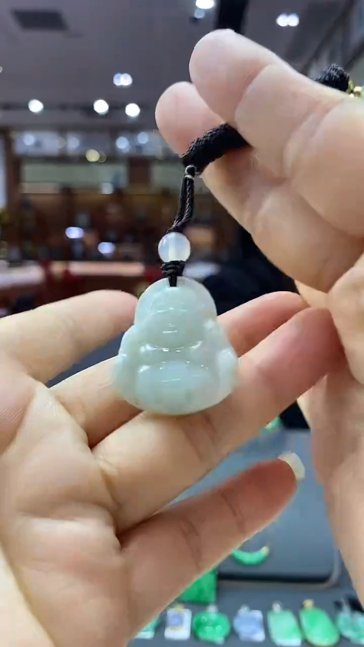 颈饰未镶嵌翡翠佛公 01号