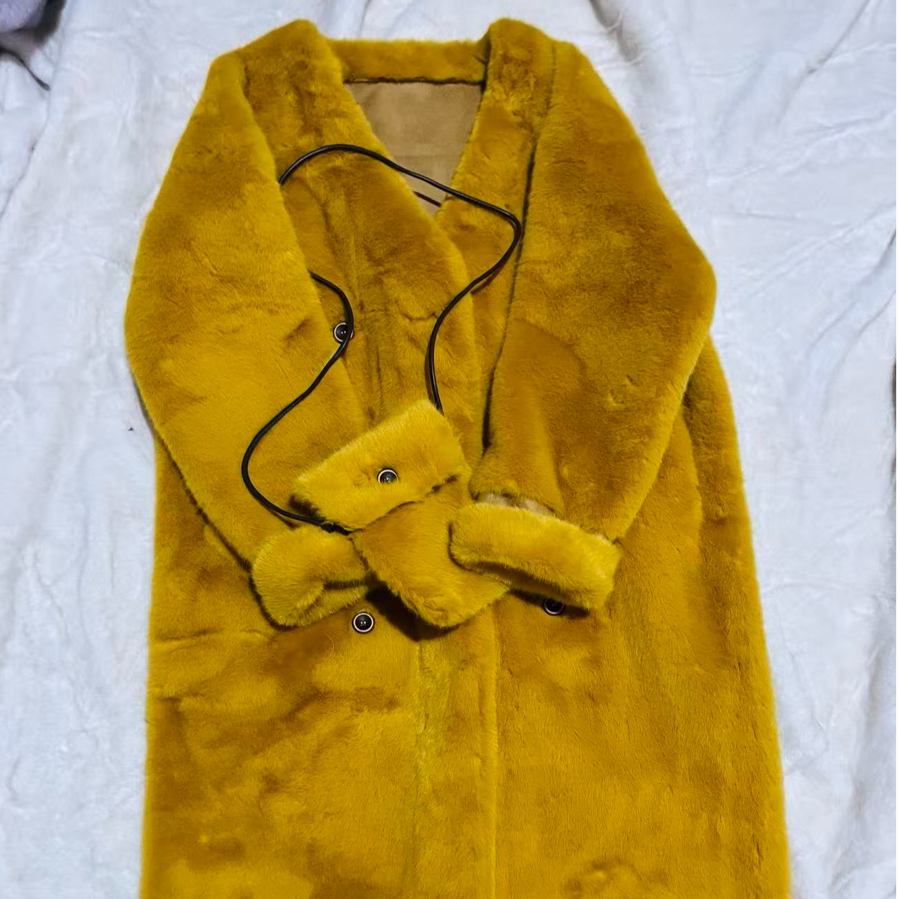 人造皮草 仿皮草大衣狐毛短款厂家直销女装150（带小包）