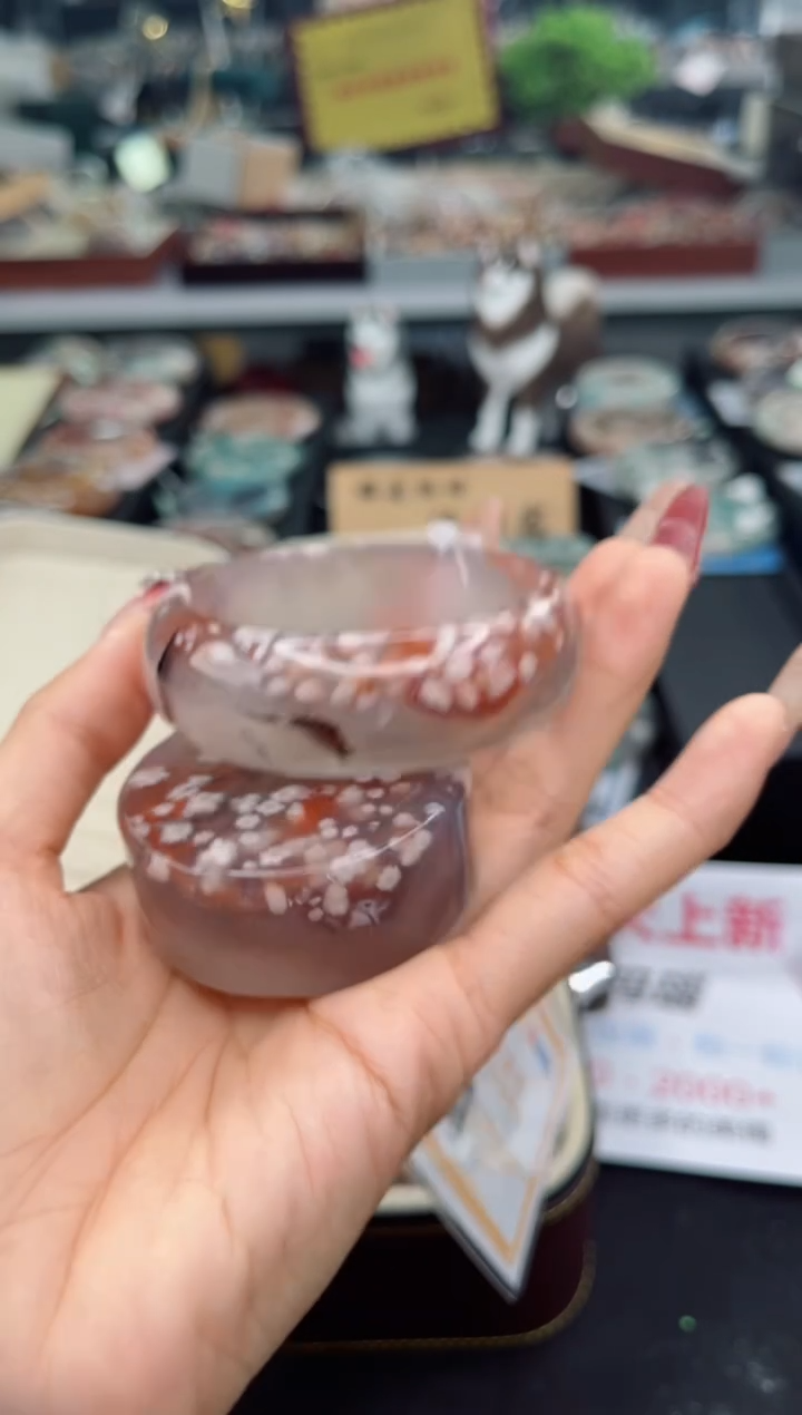 【闪购商品】石英质玉手镯未镶嵌53圈口（赠品镯心）S9805