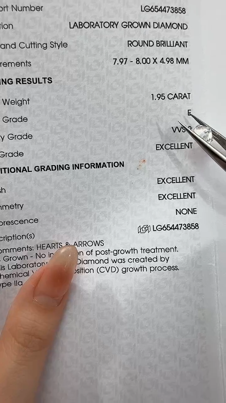 【闪购商品】实验室培育钻石裸石未镶嵌@@