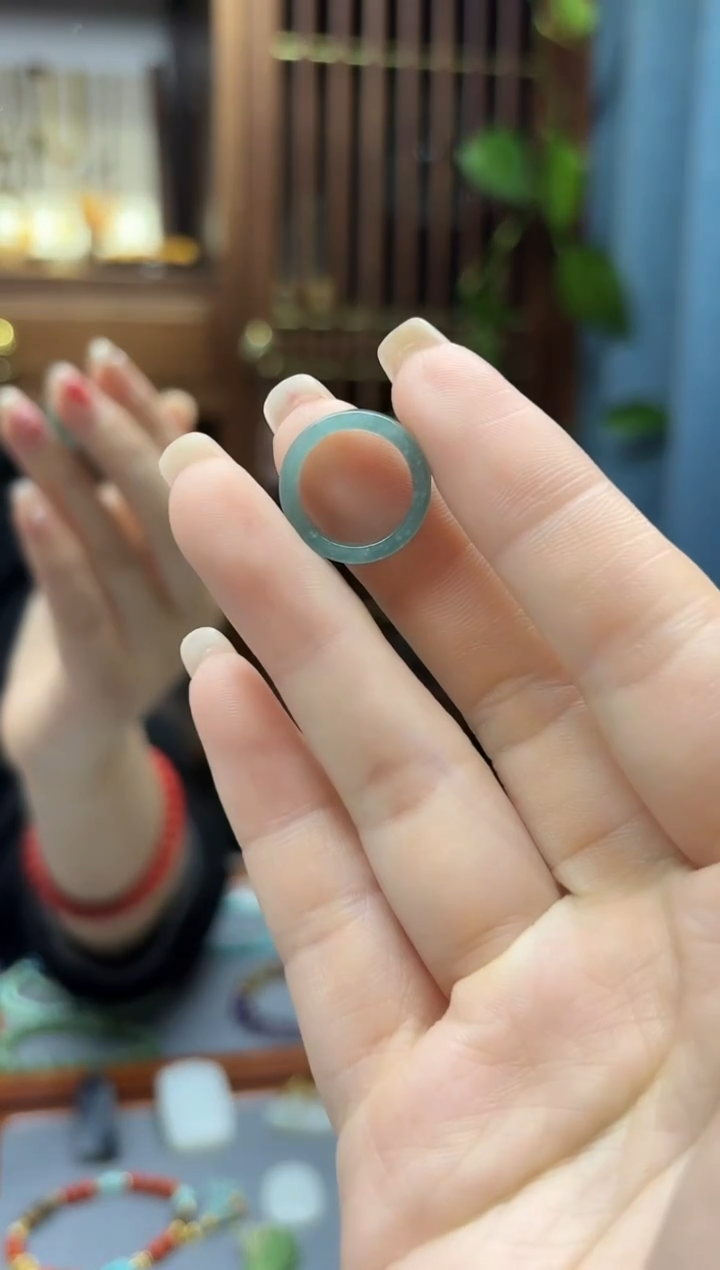 未镶嵌挂件翡翠翡翠跑环YN