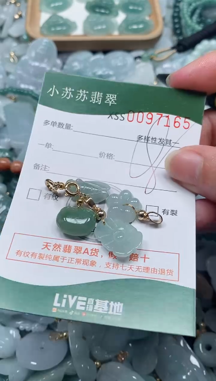 【闪购商品】翡翠颈饰未镶嵌闪购商品0097165