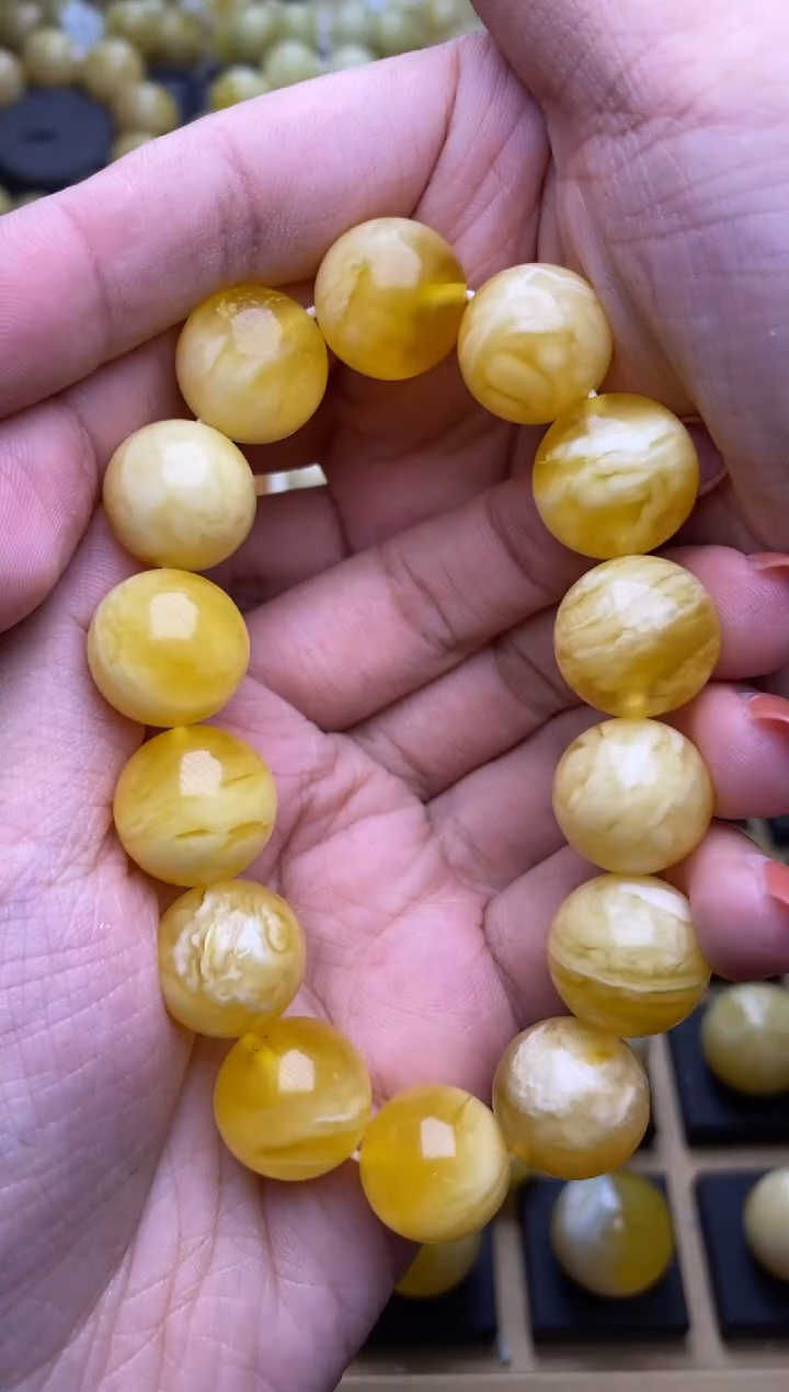 未镶嵌琥珀裸石大小姐珠宝严选114