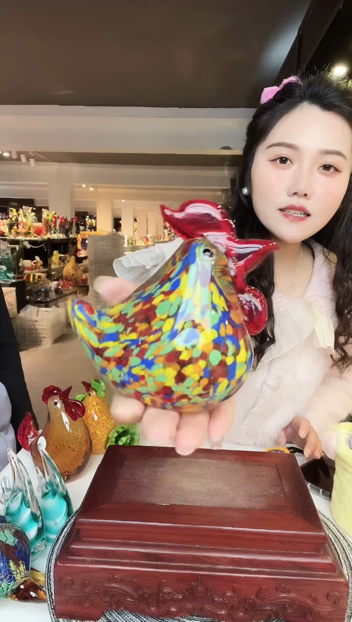 【闪购商品】茶盏琉璃摆件家居摆件