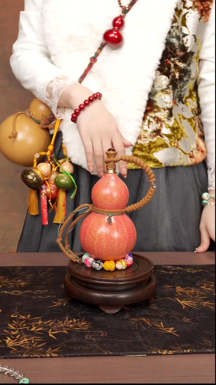 625--高端工艺大漆酒葫芦--68