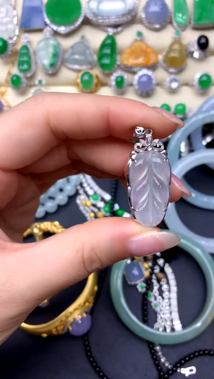 【闪购商品】翡翠颈饰18K金镶嵌254-中国好珍宝