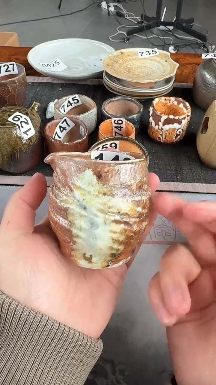 【闪购商品】143号吴松柴烧满落灰公道杯