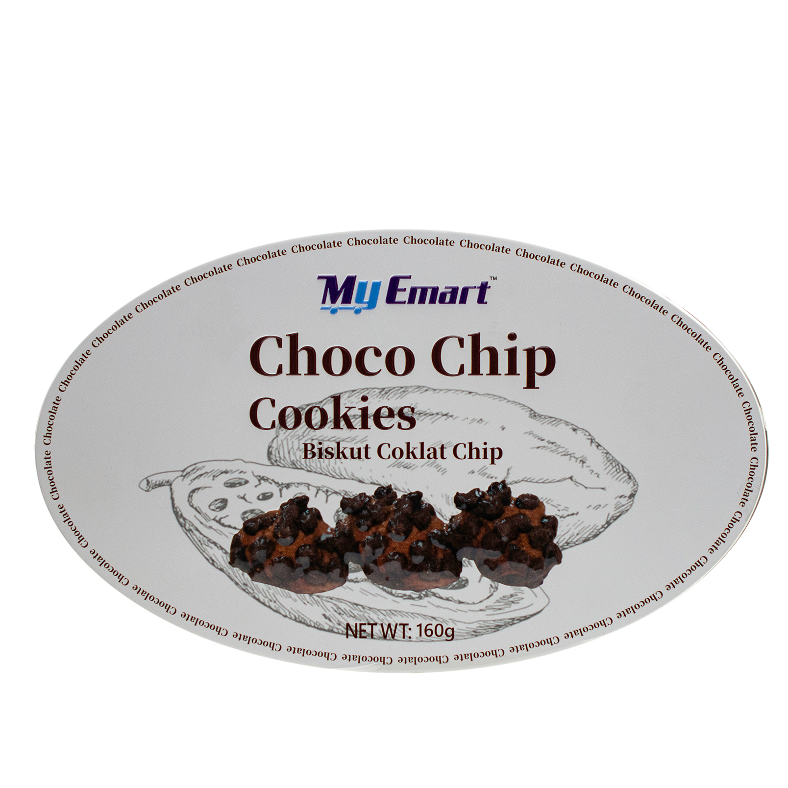 【到手2盒】马来西亚进口巧克力曲奇饼干铁罐礼盒装