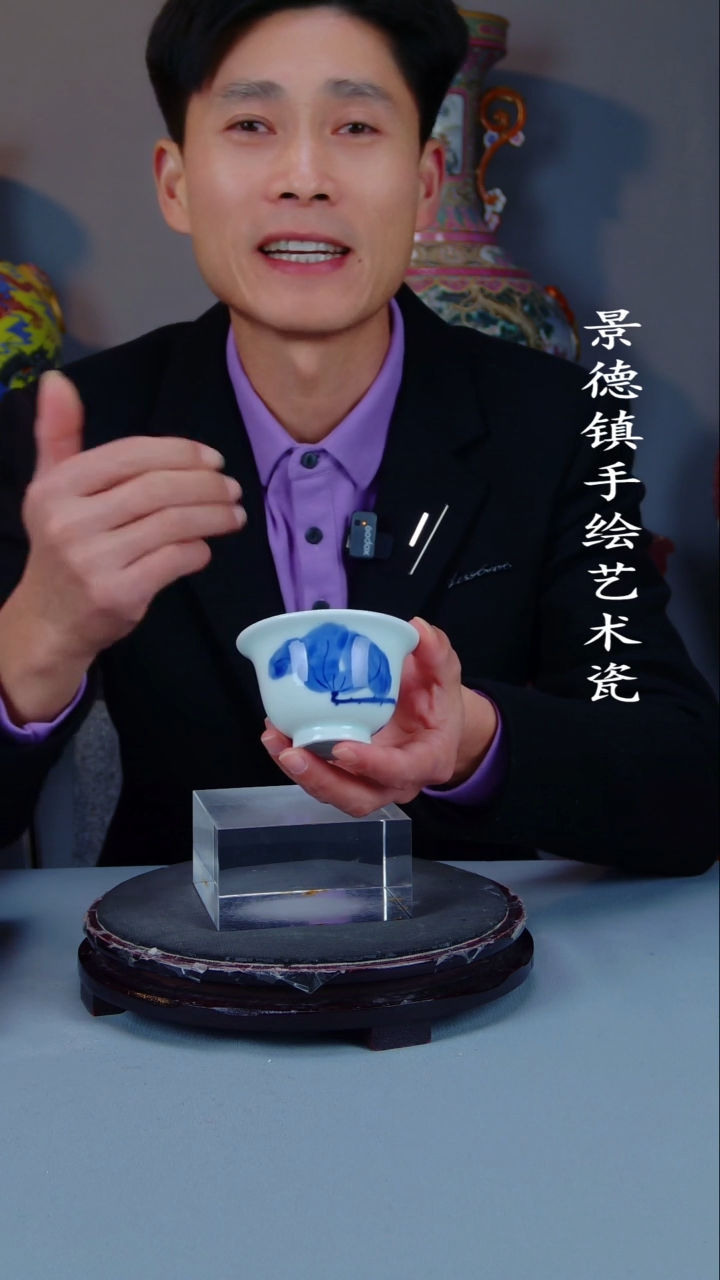 摆件陶瓷景德镇手工手绘陶瓷摆件1