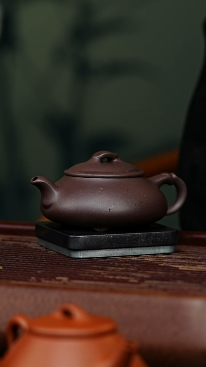 【闪购商品】紫砂茶壶四底简瓢微瑕壶