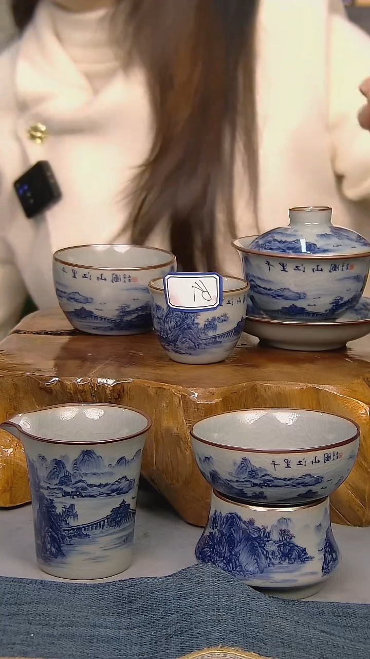 【闪购商品】简装家用款10件套 陶瓷家用茶具系列