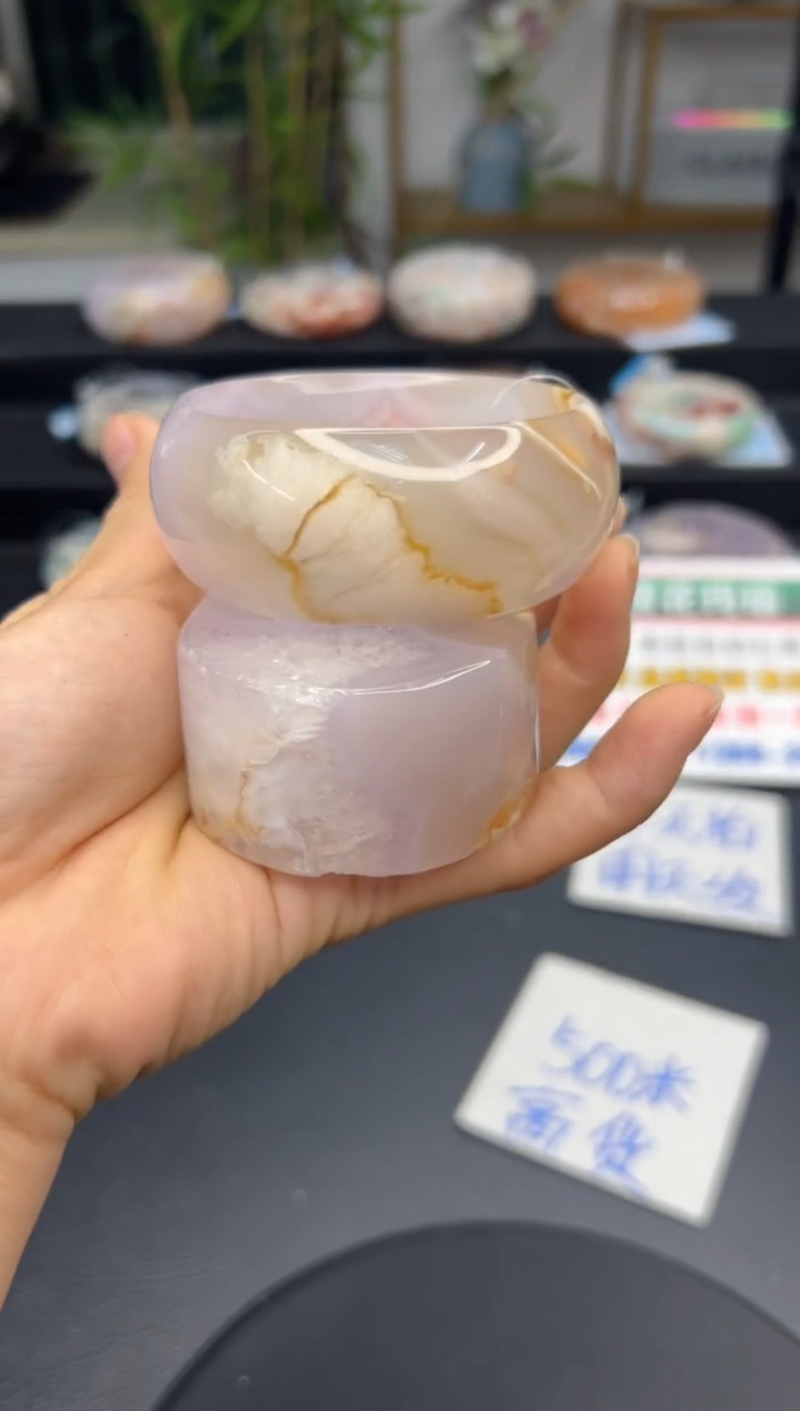 【闪购商品】石英质玉手镯未镶嵌A350(57圈赠送镯心)