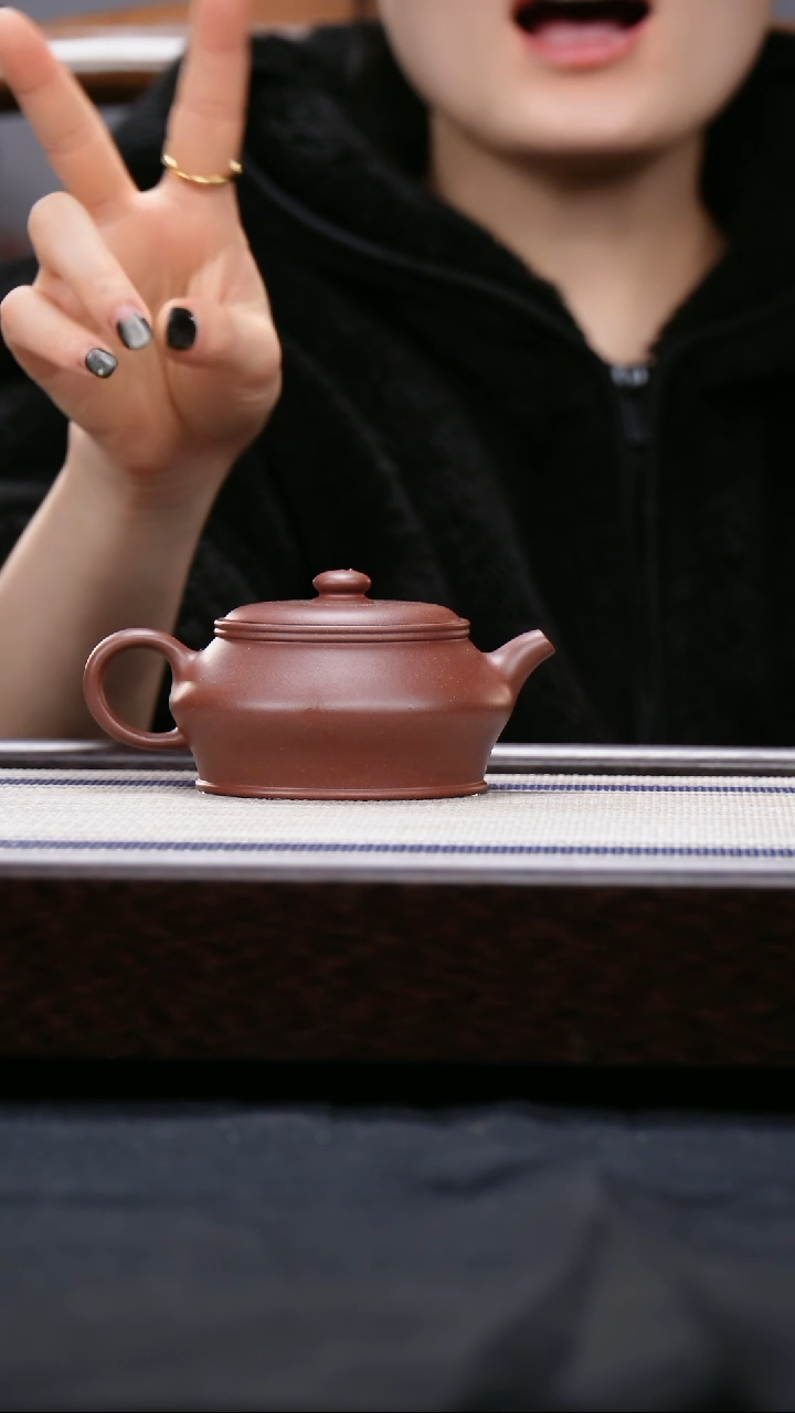 【闪购商品】紫砂茶壶三号井地曹清 曼殊壶 