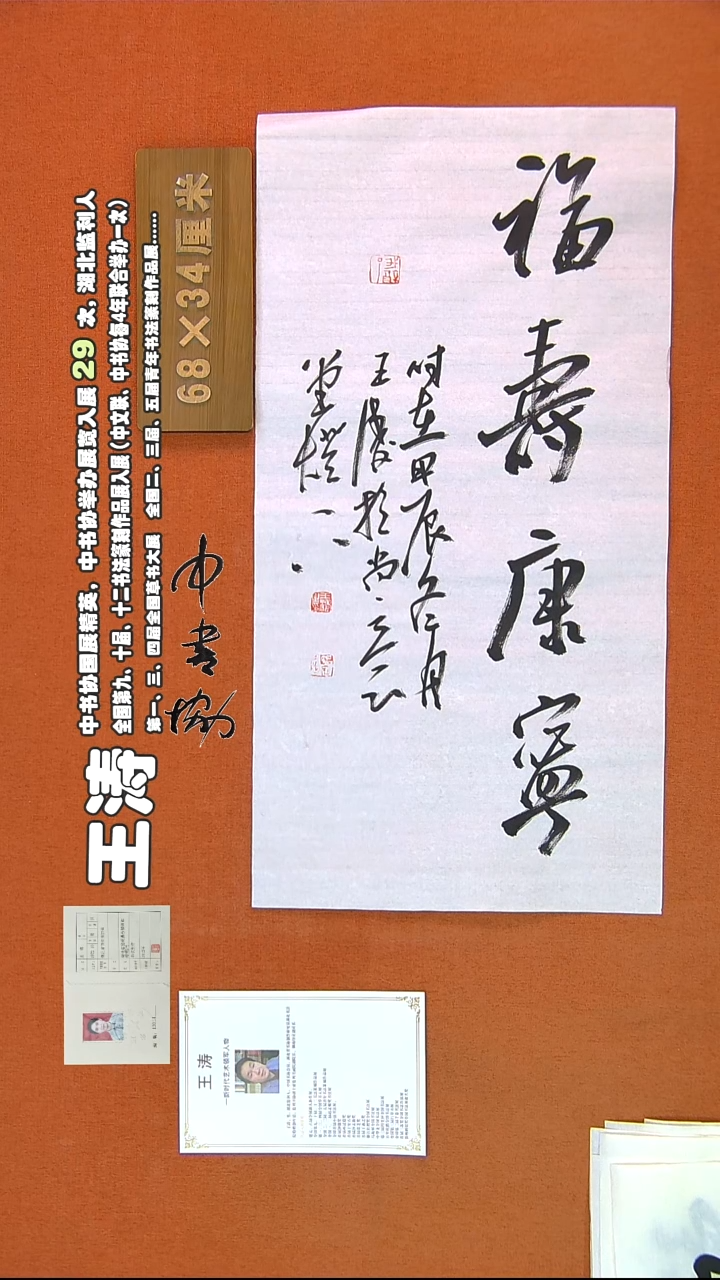 【闪购商品】书法574王涛书法作品