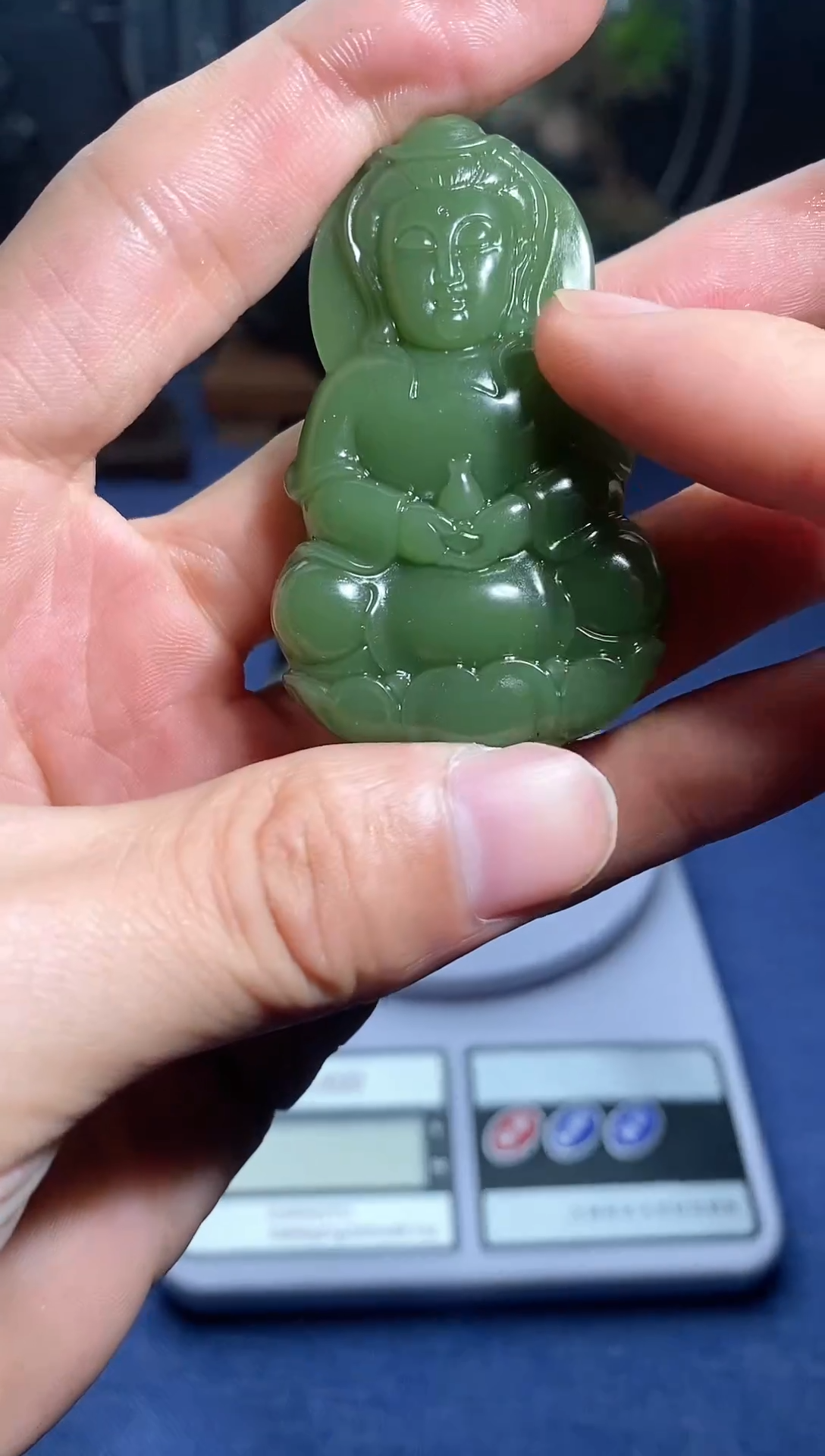 【闪购商品】和田玉颈饰未镶嵌宝瓶观音