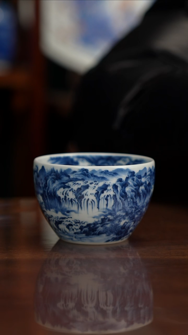 景琳藏青花多吉图